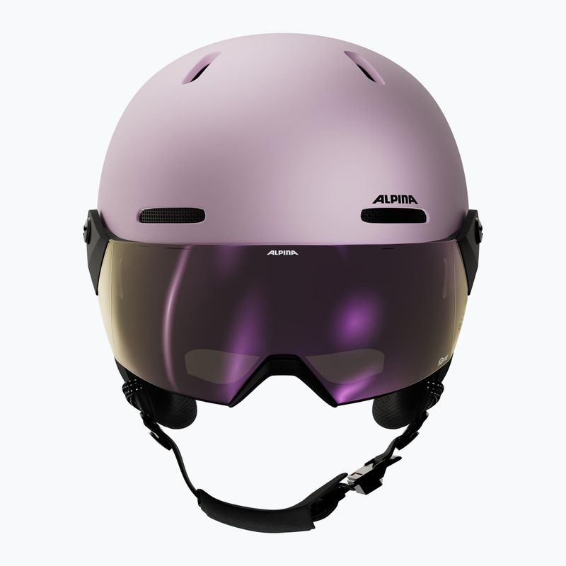 Cască de schi pentru copii Alpina Zupo 2 Visor Q-Lite rose matt 3