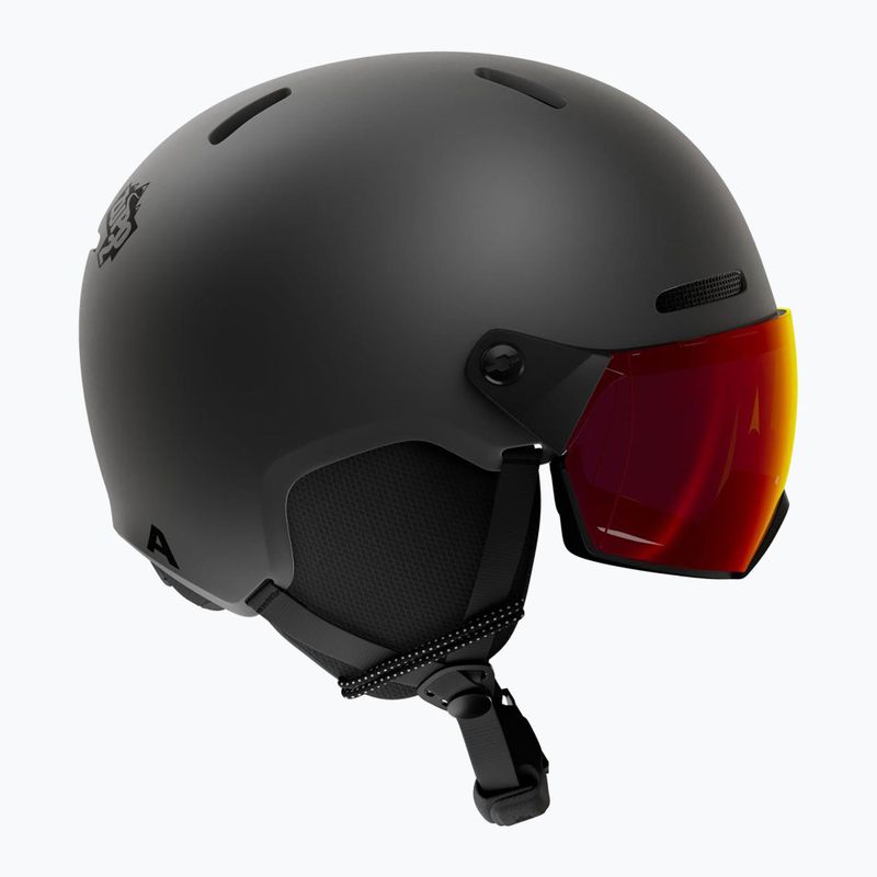Cască de schi pentru copii Alpina Zupo 2 Visor Q-Lite black matte 2