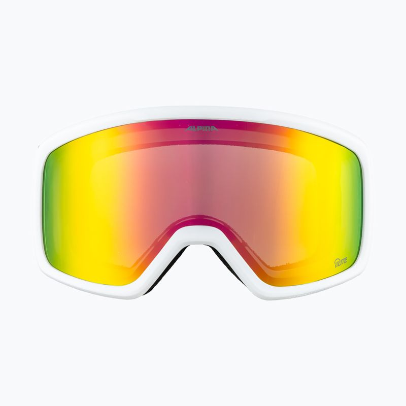Ochelari de schi Alpina Narkoja 2 Q-Lite white matt/pink s2 2