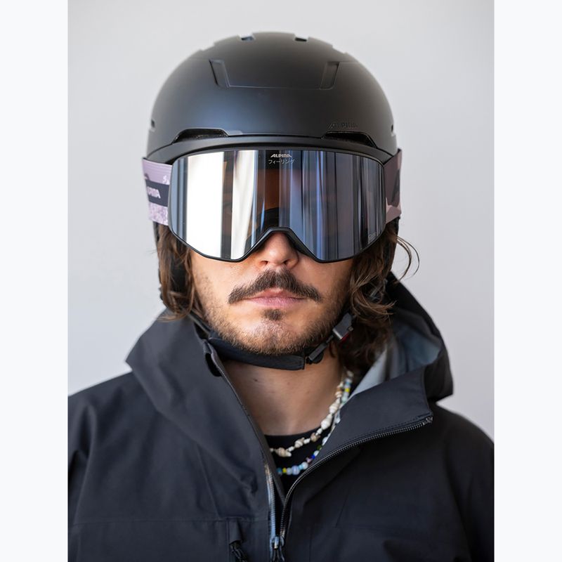 Ochelari de schi Alpina Venet Q-Lite coj black/brown matt 4