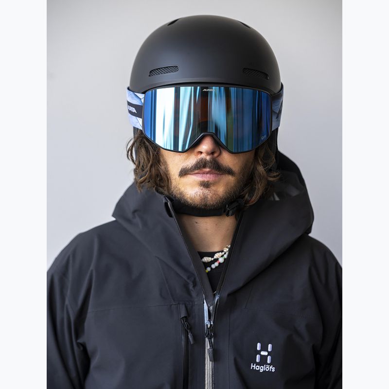 Ochelari de schi Alpina Venet M Q-Lite  black/blue matt 4