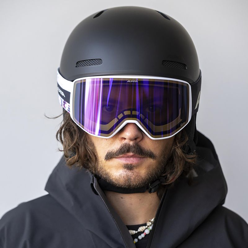 Ochelari de schi Alpina Venet M Q-Lite  white/lilac matt 4
