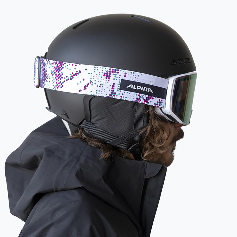 Ochelari de schi Alpina Venet M Q-Lite  white/lilac matt 6