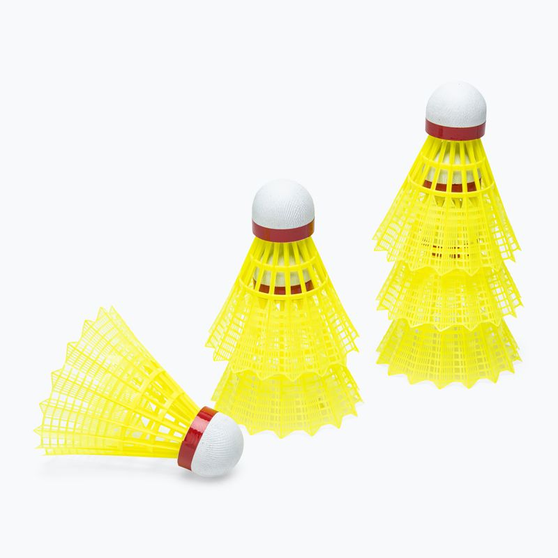 Fluturași de badminton VICTOR Nylon Shuttle 2000 fast 6 buc. yellow 2