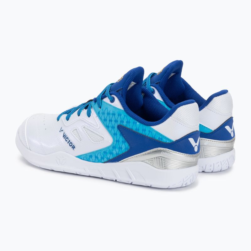 Încălțăminte de badminton VICTOR P9200IIITD-55 AF white/blue/navy 3