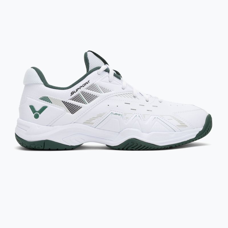 Încălțăminte de badminton pentru bărbați VICTOR P8500CLS AG bright white/hunter green 2