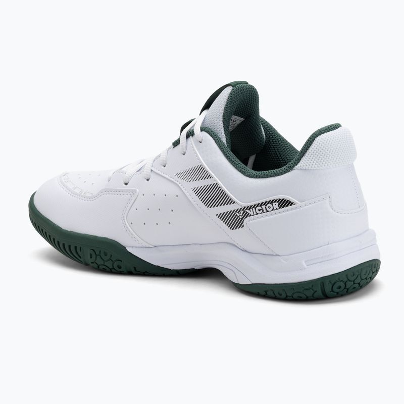 Încălțăminte de badminton pentru bărbați VICTOR P8500CLS AG bright white/hunter green 3