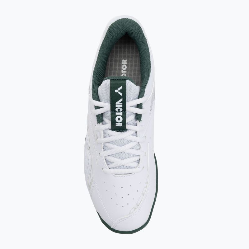 Încălțăminte de badminton pentru bărbați VICTOR P8500CLS AG bright white/hunter green 5