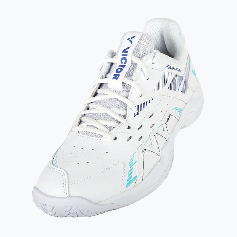Încălțăminte de badminton pentru bărbați VICTOR P8500CLS AG bright white/hunter green 8
