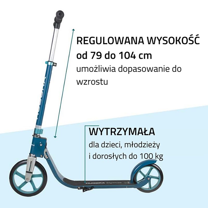 Hudora Bigwheel 215 scuter albastru 14126 9