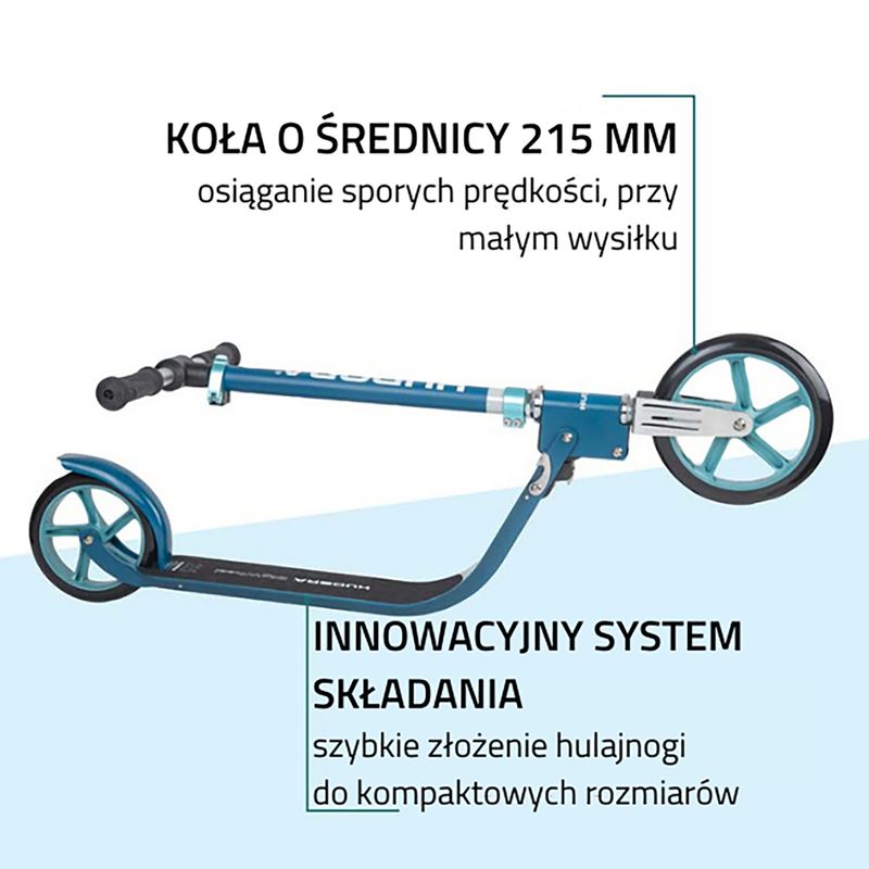 Hudora Bigwheel 215 scuter albastru 14126 10