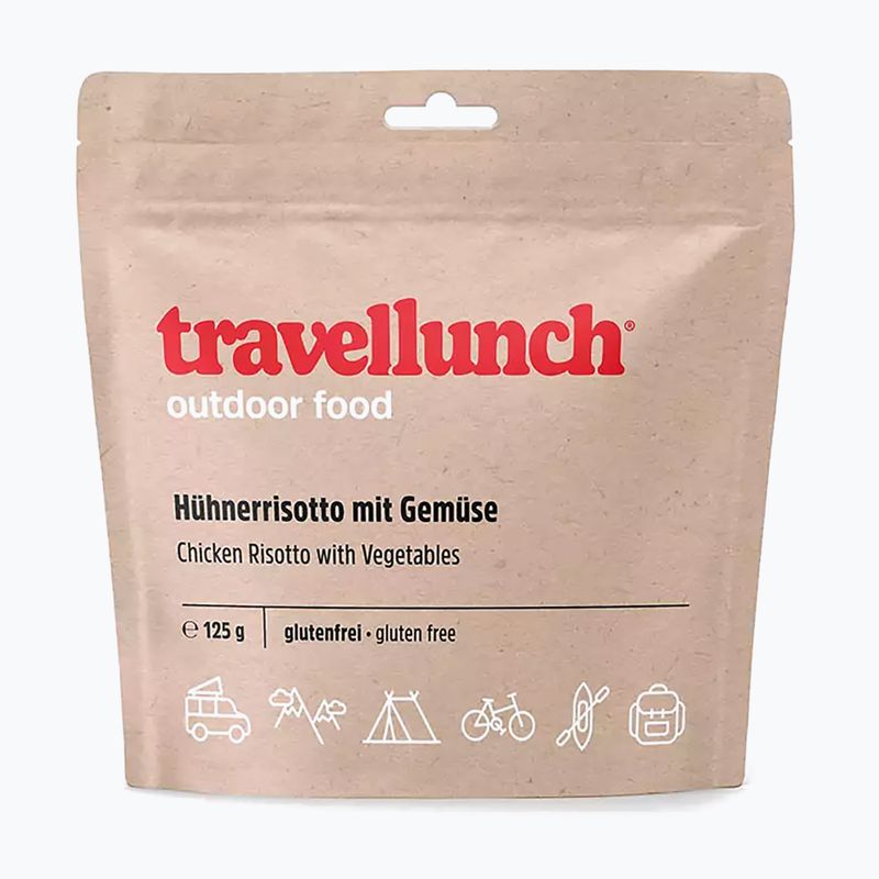 Alimente liofilizate travellunch Risotto z Kurczakiem Bezglutenowe 125 g