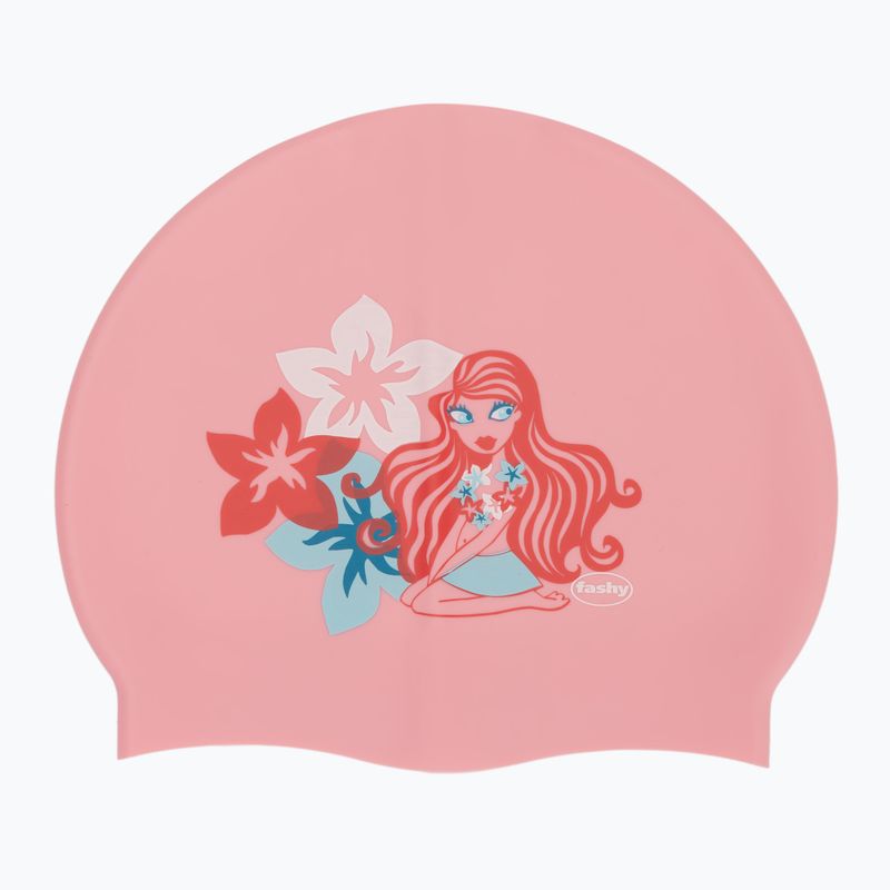 Cască de înot pentru copii Fashy 3047 Printed pink