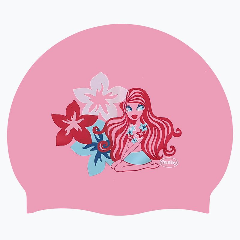 Cască de înot pentru copii Fashy 3047 Printed pink 2