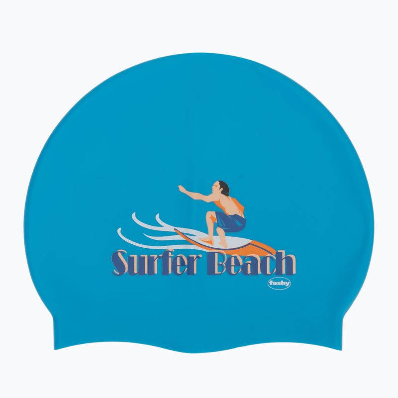 Cască de înot pentru copii Fashy 3047 Printed sky blue
