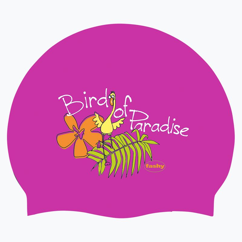 Cască de înot pentru copii Fashy 30402 Printed fuchsia 2