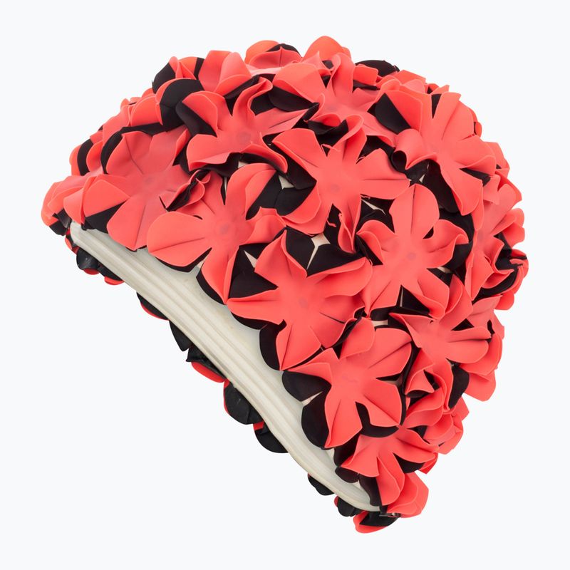 Cască de înot pentru femei  Fashy Flowers red / black