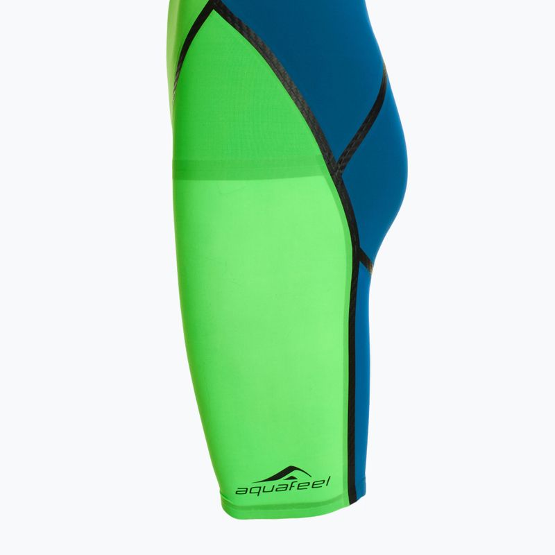 Costum de baie pentru femei dintr-o piesă aquaFeel Neck to Knee Speedblue neon green 3