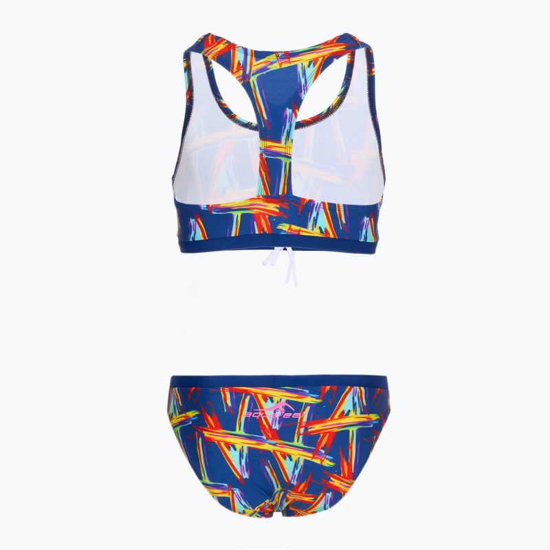 Costum de baie din două piese pentru copii aquafeel Racerback colorful a 2
