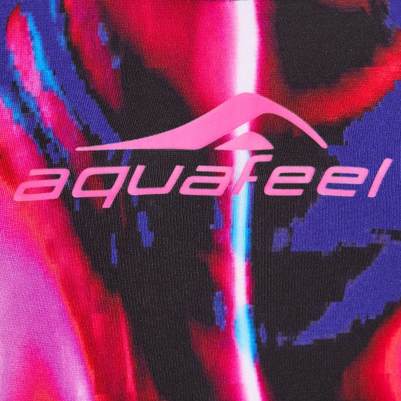 Costum de baie din două piese pentru femei aquafeel Racerback blue pink flames 3