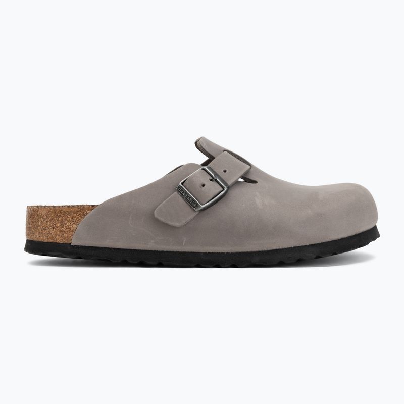 Șlapi BIRKENSTOCK Boston Soft Footbed Oiled Leather Regular iron 2