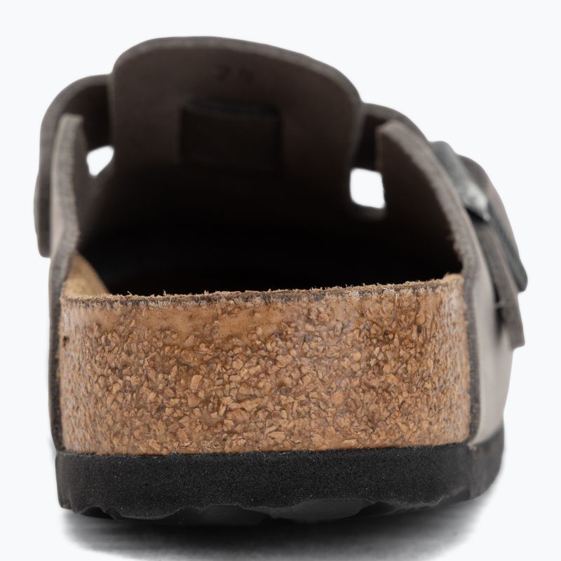 Șlapi BIRKENSTOCK Boston Soft Footbed Oiled Leather Regular iron 6