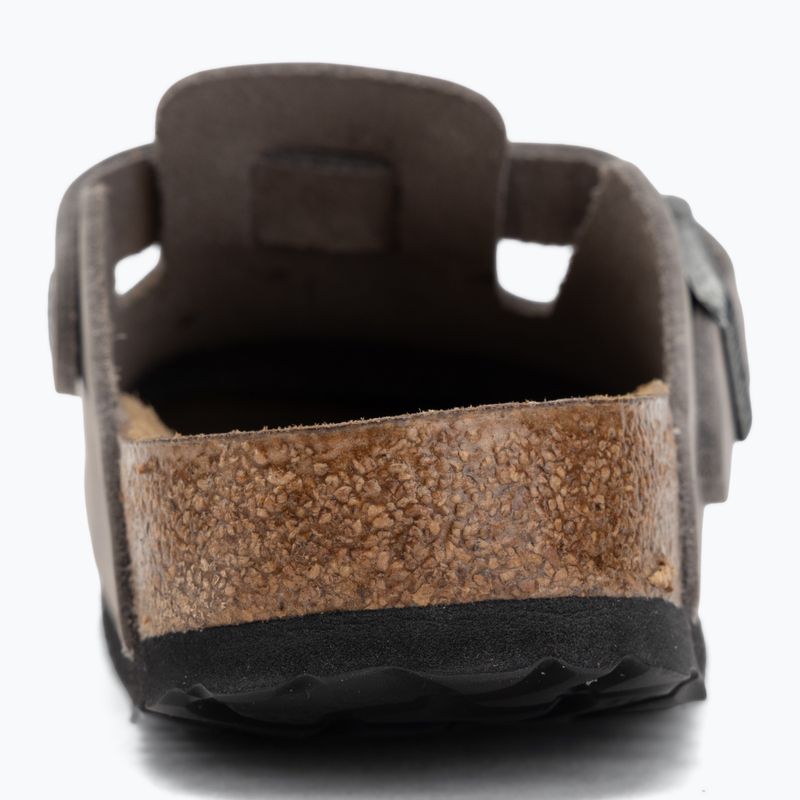 Șlapi BIRKENSTOCK Boston Soft Footbed Oiled Leather Narrow iron 6