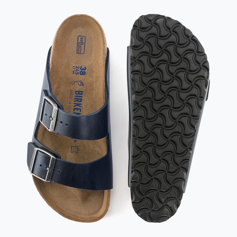 Papuci BIRKENSTOCK Arizona SFB LEOI Narrow blue 9