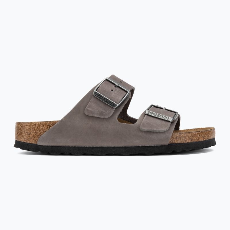 Șlapi BIRKENSTOCK Arizona Soft Footbed Oiled Leather Narrow iron 2