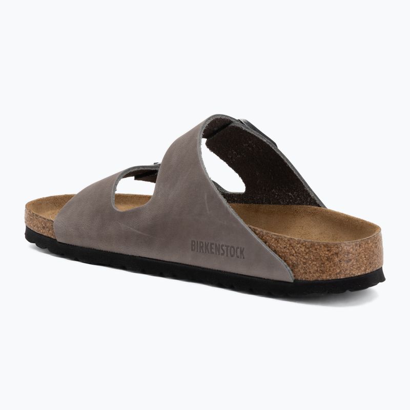 Șlapi BIRKENSTOCK Arizona Soft Footbed Oiled Leather Narrow iron 3