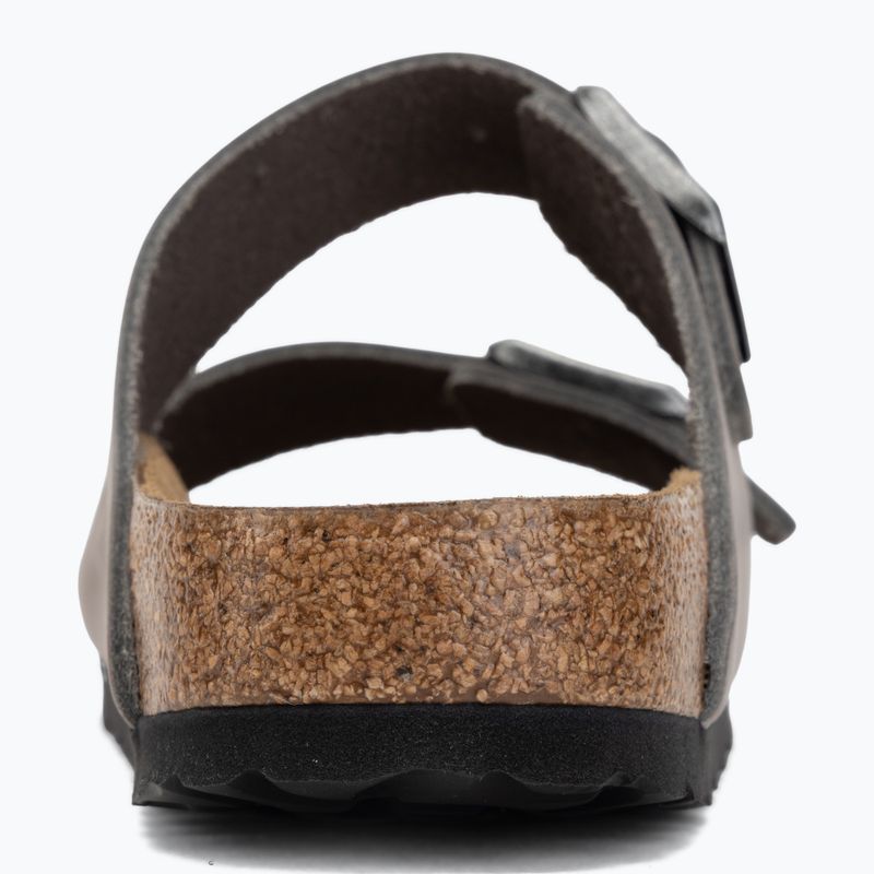 Șlapi BIRKENSTOCK Arizona Soft Footbed Oiled Leather Narrow iron 6