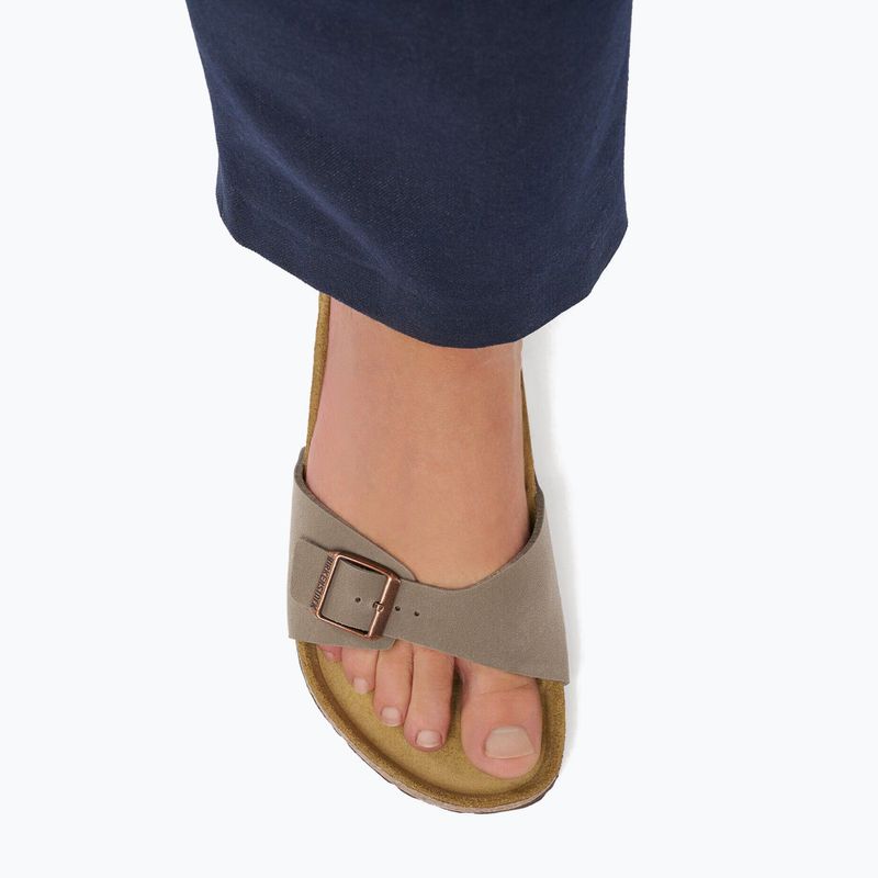 Papuci de damă BIRKENSTOCK Madrid Birkibuc Regular stone 9