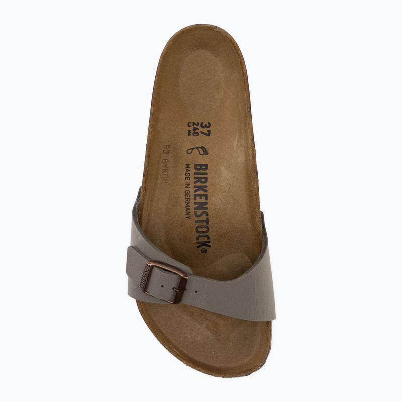 Papuci de damă BIRKENSTOCK Madrid Birkibuc Regular stone 4