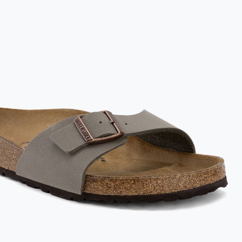 Papuci de damă BIRKENSTOCK Madrid Birkibuc Regular stone 7