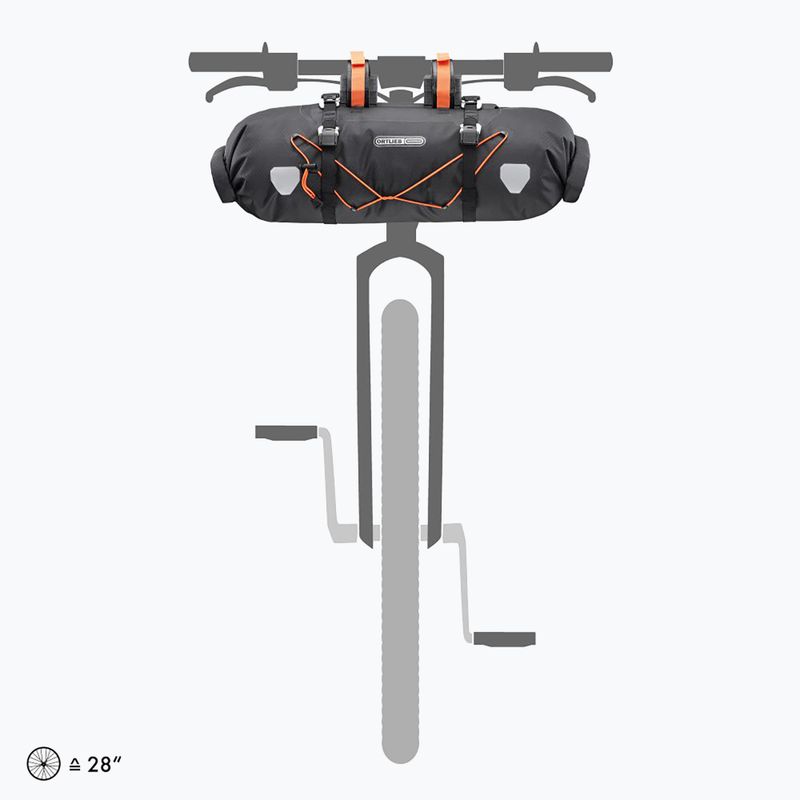 Geantă de bicicletă parte inferioară cadru Ortlieb Bike Packing Handlebar-Pack, negru, O-F9922 16