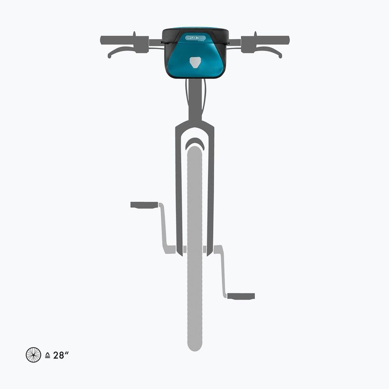 Geantă de bicicletă pentru ghidon ORTLIEB Ultimate 6.5 l petrol/black 5