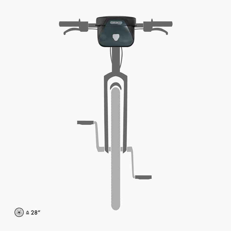 Geantă de bicicletă pentru ghidon ORTLIEB Ultimate 6.5 l asphalt/black 5