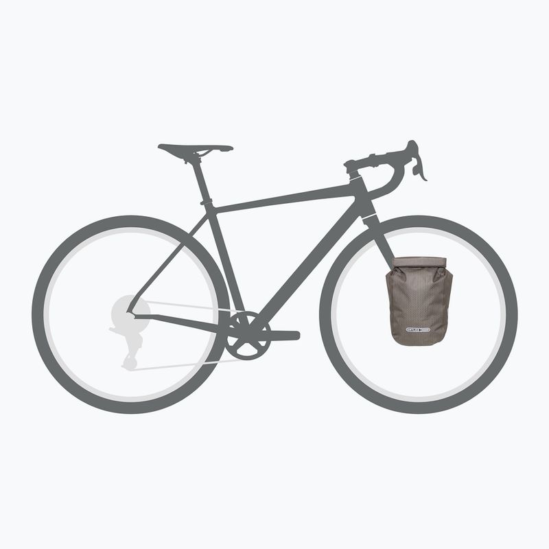 Geantă de ciclism pe furcă ORTLIEB Fork-Pack 5.8 l dark sand 8