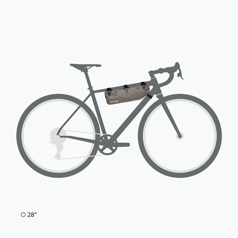 Geantă de bicicletă pentru cadru ORTLIEB Frame-Pack RC Toptube 3 l dark sand 8