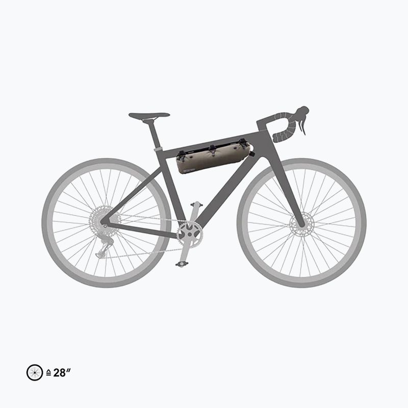 Geantă de ciclism pe cadru ORTLIEB Frame-Pack RC Toptube 4 l dark sand 7