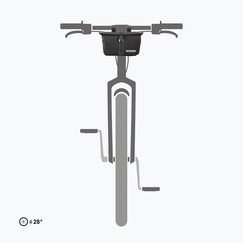 Geantă de bicicletă pentru ghidon ORTLIEB Bike Packing Accessory-Pack black 10