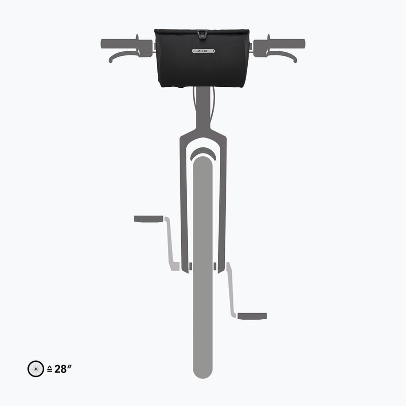 Geantă de bicicletă pentru ghidon ORTLIEB Velo-Sling Flex 2.5 l black 7