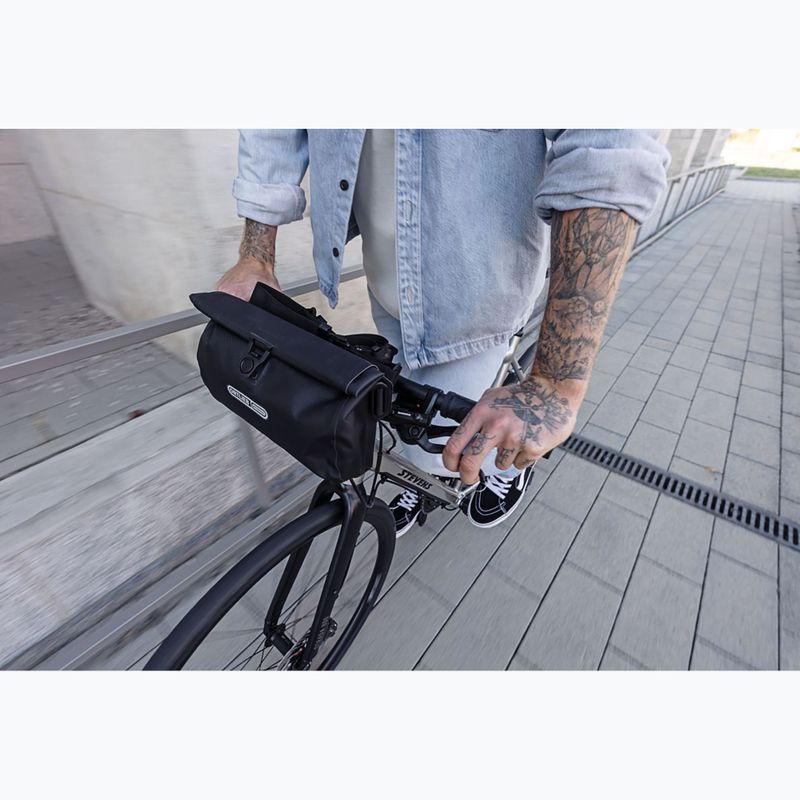Geantă de bicicletă pentru ghidon ORTLIEB Velo-Sling Flex 2.5 l black 10