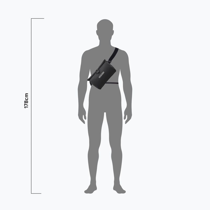Geantă de bicicletă pentru ghidon ORTLIEB Velo-Sling Flex 5 l black 10
