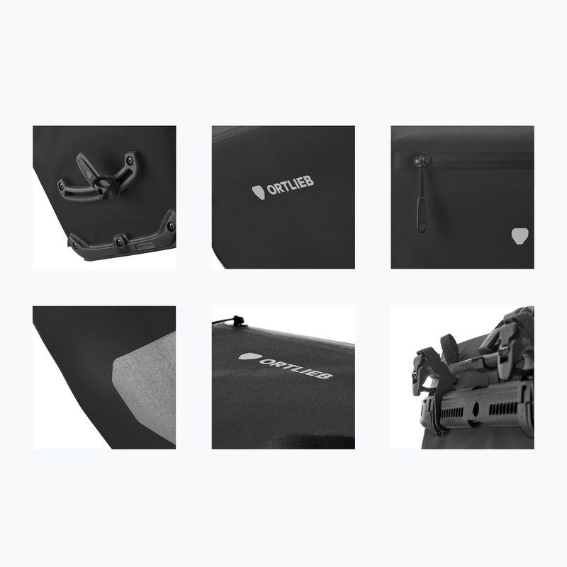 Geantă pentru bicicletă ORTLIEB Back-Roller Zip-Pocket Tidura Strong QL2.2 20 l negru 9