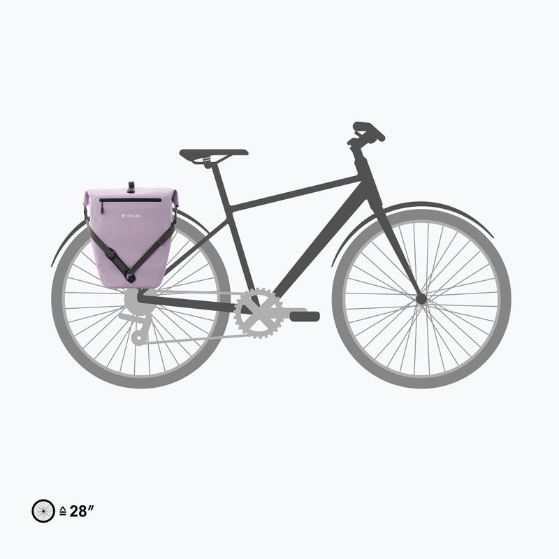 Geantă de bicicletă ORTLIEB Back-Roller Zip-Pocket Tidura Strong QL2.2 20 l lavandă 8
