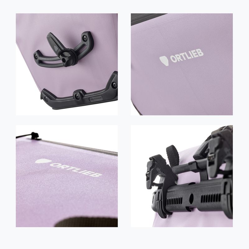 Geantă de bicicletă Ortlieb Tylna Back-Roller Zip-Pocket Tidura Strong QL2.2 20L lavender 9