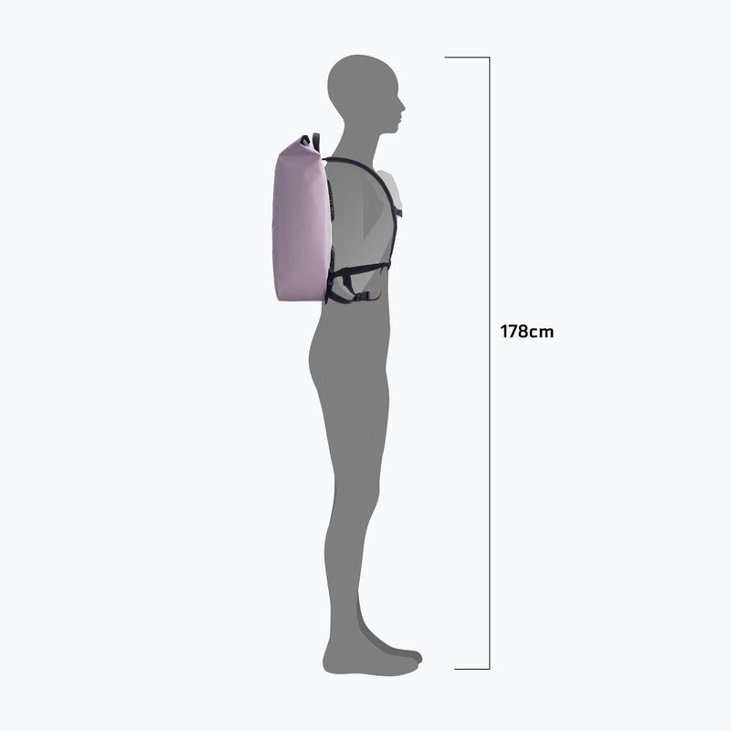 Rucsac ORTLIEB Velocity Tidura Strong 23 l lavandă 10
