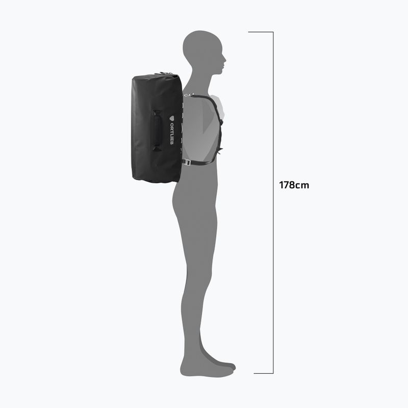 Geantă de călătorie Ortlieb Duffle Zip Tidura Strong 60L black 11
