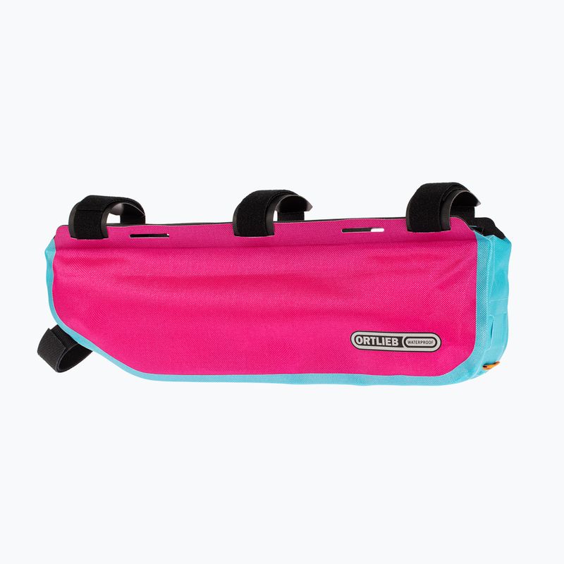 Geantă de bicicletă pentru cadru Ortlieb Frame-Pack Toptube 3 l cyber blue/cyber pink 3